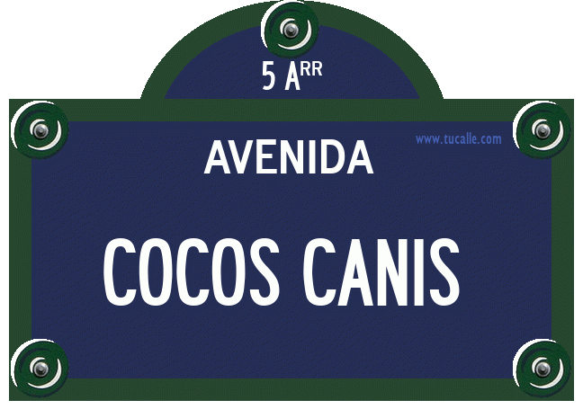 cartel_de_avenida-de los-cocos canis _en_paris